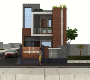 4 BHK Villa – Exterior View View at Surya Palace Colony - for Sale