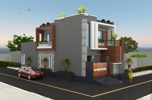 4 BHK Villa – Exterior View View at Surya Palace Colony - for Sale