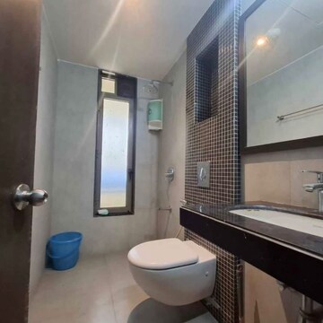 Bathroom in 2 BHK Apartment at Lodha Luxuria Priva, Majiwada – for Rent