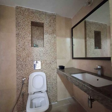 Bathroom in 2 BHK Apartment at Lodha Luxuria Priva, Majiwada – for Rent