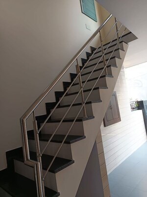 Staircase in 6 BHK Independent House at Dhakoli – for Sale