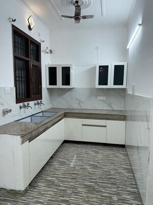 Kitchen in 3 BHK Builder Floor at Dhakoli – for Rent