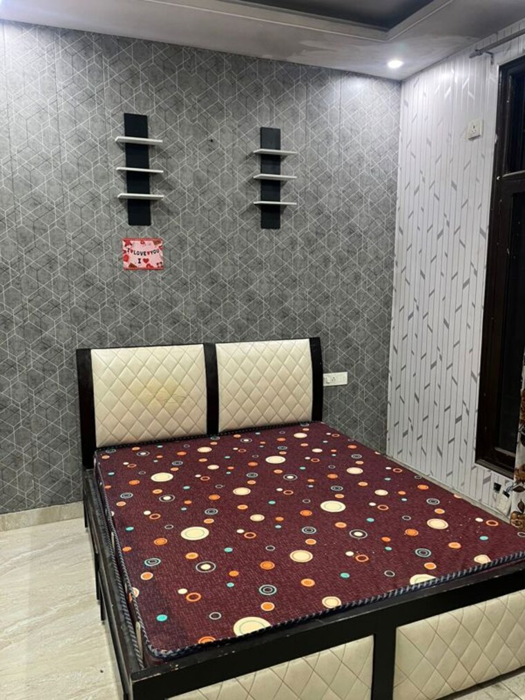 Bedroom, shri-devaji-residency 3 Bedroom 1450 Sq.Ft. Builder Floor In Dhakoli Zirakpur 10060449