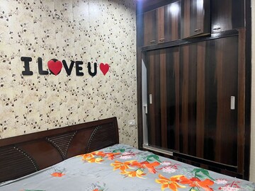 Bedroom in 3 BHK Builder Floor at Shri Devaji Residency, Dhakoli – for Rent