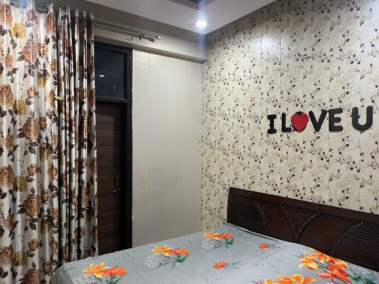 Bedroom, shri-devaji-residency 3 Bedroom 1450 Sq.Ft. Builder Floor In Dhakoli Zirakpur 10060449
