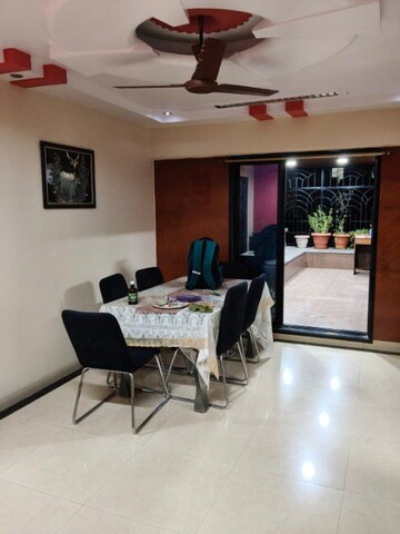 Dining area in 2 BHK Apartment at Sea Breeze Tower, Nerul – for Rent