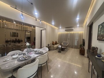 Dining area in 3 BHK Apartment at Godrej Blue, B L Saha Road – for Sale