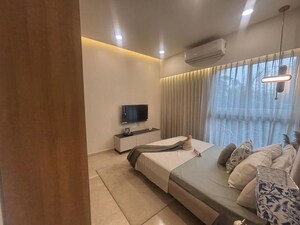 Living Room in 4 BHK Apartment at Godrej Blue, B L Saha Road – for Sale