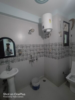 Bathroom in 1 BHK Builder Floor at Dwarka Mor – for Rent