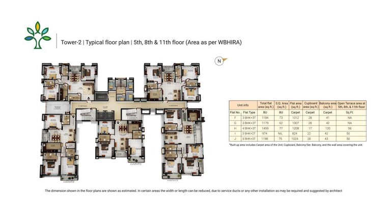 Master Plan, merlin-elements 3 Bedroom 974 Sq.Ft. Apartment In Alipore Kolkata 10060556