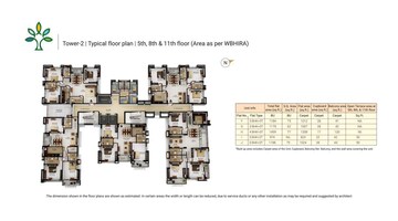 Master Plan in 3 BHK Apartment at Merlin Elements, Alipore – for Sale