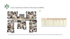 Master Plan in 3 BHK Apartment at Merlin Elements, Alipore – for Sale