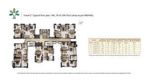 Master Plan in 4 BHK Apartment at Merlin Elements, Alipore – for Sale