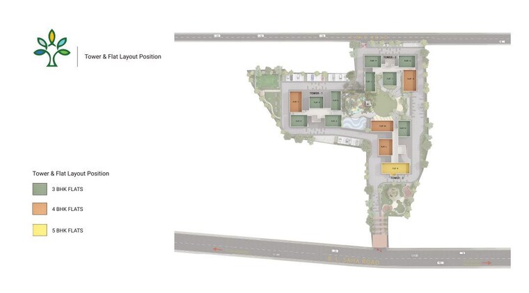 Master Plan, merlin-elements 4 Bedroom 1479 Sq.Ft. Apartment In Alipore Kolkata 10060561