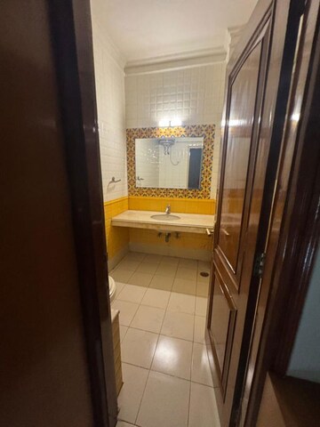 Bathroom in 3 BHK Apartment at Hauz Khas Enclave – for Rent