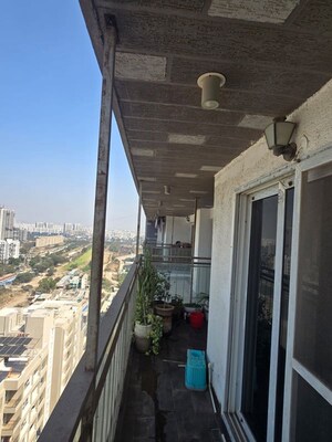 Balcony in 4 BHK Penthouse at Nahar F Residences, Balewadi – for Rent