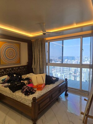Bedroom in 4 BHK Penthouse at Nahar F Residences, Balewadi – for Rent