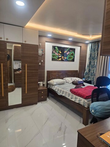 Bedroom in 4 BHK Penthouse at Nahar F Residences, Balewadi – for Rent