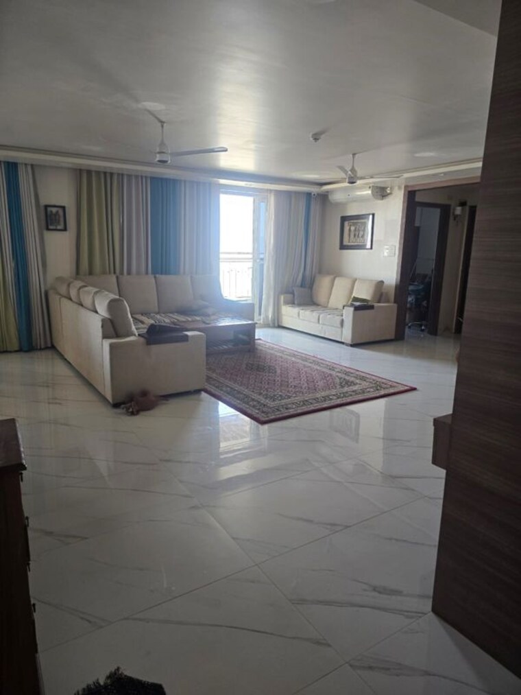 Living Room, nahar-f-residences 4 Bedroom 3000 Sq.Ft. Penthouse In Balewadi Pune 10060656