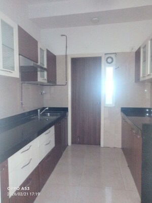 Kitchen in 2 BHK Apartment at LnT Realty Crescent Bay, Parel – for Rent