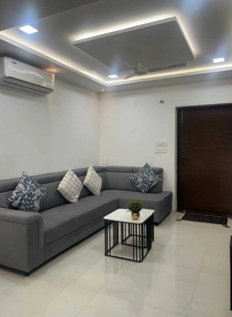 Living Room, frontline-seven 3 Bedroom 1935 Sq.Ft. Apartment In Kokapet Hyderabad 10060828