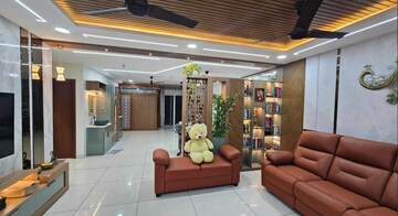 Living Room in 4 BHK Apartment at Aparna Sarovar Zenith, Nallagandla – for Sale