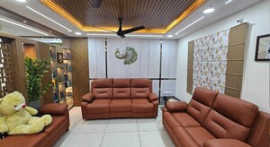 Living Room in 4 BHK Apartment at Aparna Sarovar Zenith, Nallagandla – for Sale