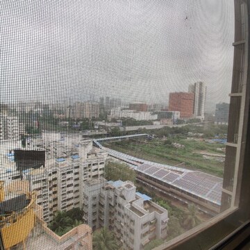 Balcony in 2 BHK Apartment at Neminath Nemi Bhavan, Goregaon West – for Rent