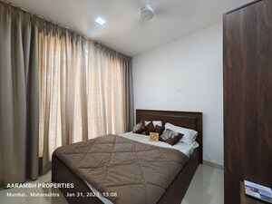 Bedroom in 1 BHK Apartment at Mohid Mahakali Hills, Andheri East – for Sale