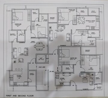 Floor Plan in 6+ BHK Independent House at Yerappanahalli – for Sale