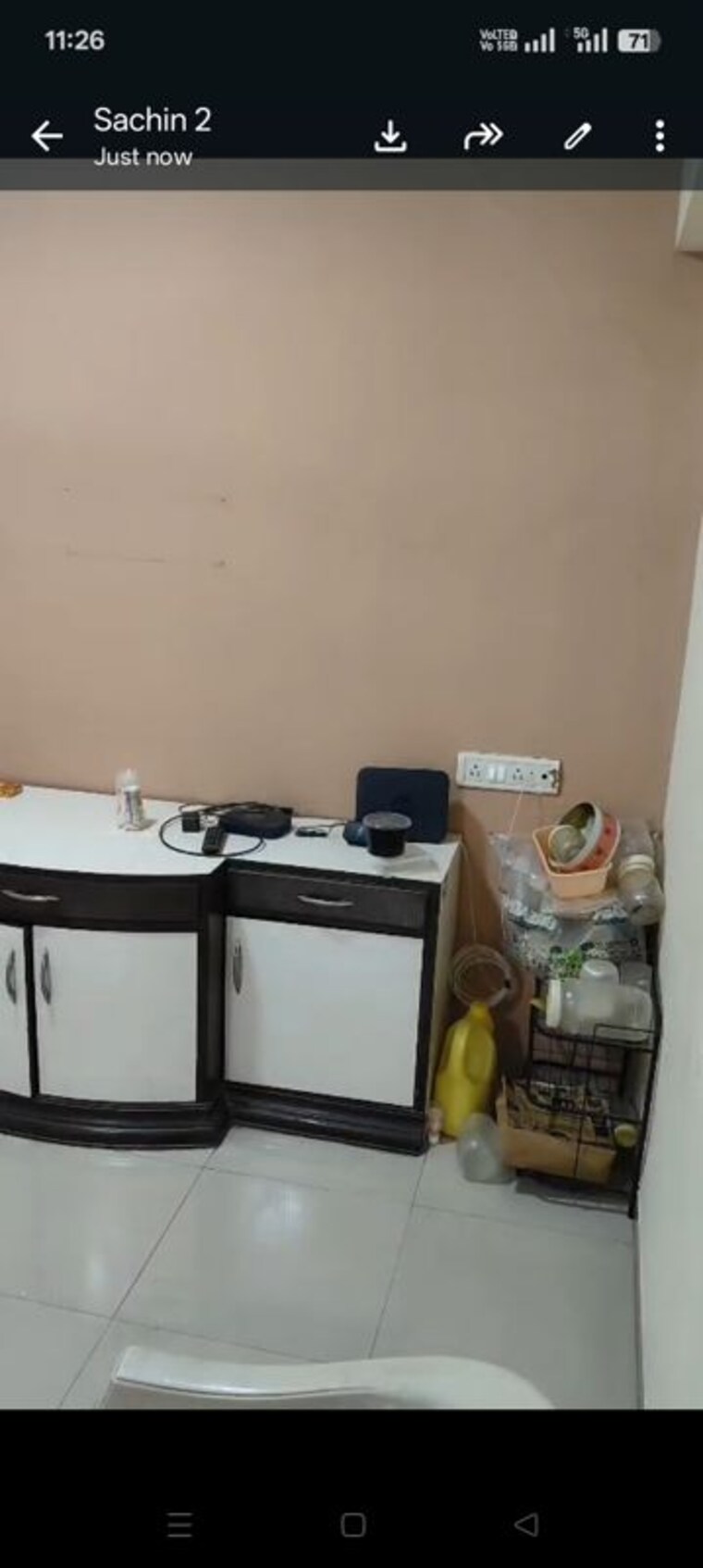 Kitchen, happy-valley 1 Bedroom 450 Sq.Ft. Apartment In Manpada Thane 10060953