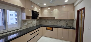 Kitchen in 3 BHK Apartment at Aurobindo The Regent, Kondapur – for Rent