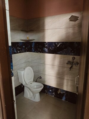 Bathroom in 2 BHK Builder Floor at Dhakoli – for Rent