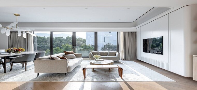 Living Room, m3m-antalya-hills 2.5 Bedroom 1159 Sq.Ft. Builder Floor In Sector 79 Gurgaon 10060913