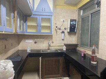 Kitchen in 3 BHK Apartment at DRA Chandralok Apartments, Gandhi Nagar Central Bangalore – for Rent