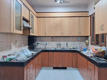 Kitchen in 4 BHK Builder Floor at Kailash Colony – for Rent