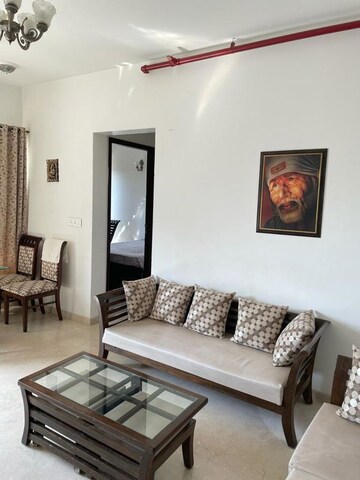 Living Room in 2 BHK Apartment at Omkar Ananta, Goregaon East – for Rent