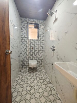 Bathroom in 3 BHK Apartment at Arihant Balaji Pride, Chembur – for Rent