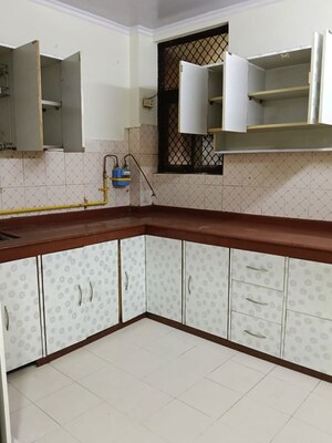 Kitchen in 3 BHK Builder Floor at Kailash Hills – for Rent