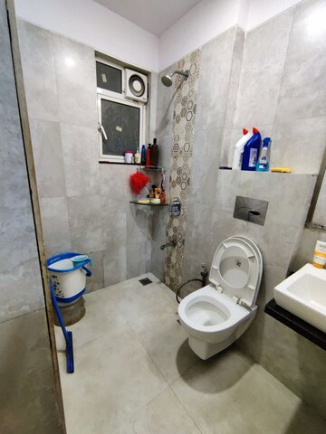 Bathroom in 2 BHK Apartment at Omkar Ananta, Goregaon East – for Rent