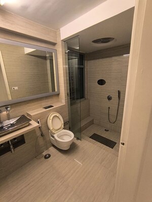 Bathroom in 5 BHK Apartment at Wadhwa Imperial Heights, Goregaon West – for Rent