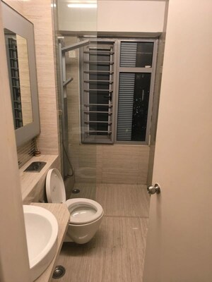Bathroom in 5 BHK Apartment at Wadhwa Imperial Heights, Goregaon West – for Rent