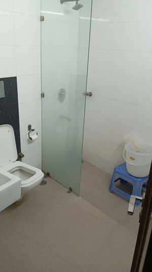 Bathroom in 3 BHK Builder Floor at Kalkaji – for Rent
