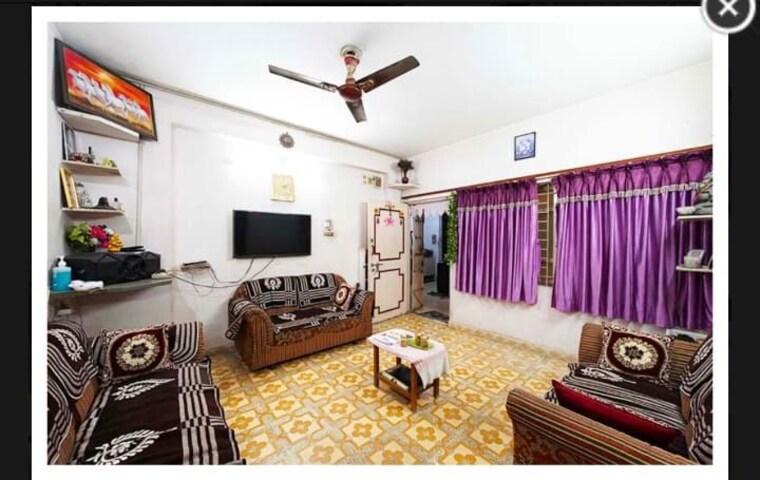 Living Room, shyamal 2 Bedroom 1250 Sq.Ft. Apartment In Shyamal Ahmedabad 10061821