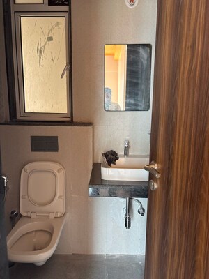 Bathroom in 1 BHK Apartment at Sheth Avante, Mumbai Central Suburbs – for Rent