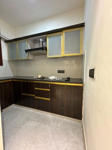 Kitchen in 3 BHK Builder Floor at Palm Residency Chhatarpur, Chattarpur – for Rent