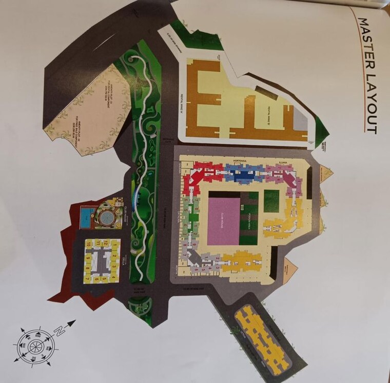 Master Plan, arihant-aspire 2 Bedroom 650 Sq.Ft. Apartment In Palaspe Phata Navi Mumbai 10062026