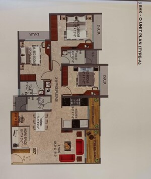 Floor Plan in 2 BHK Apartment at Arihant Aspire, Palaspe Phata – for Sale