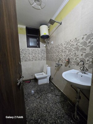 Bathroom in 1 BHK Builder Floor at Chattarpur – for Rent