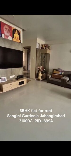 Living Room in 3 BHK Apartment at Sima Nagar – for Rent